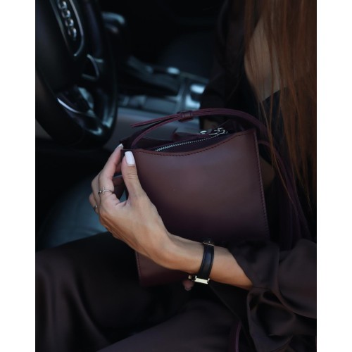 Leather Phone Purple Wallet