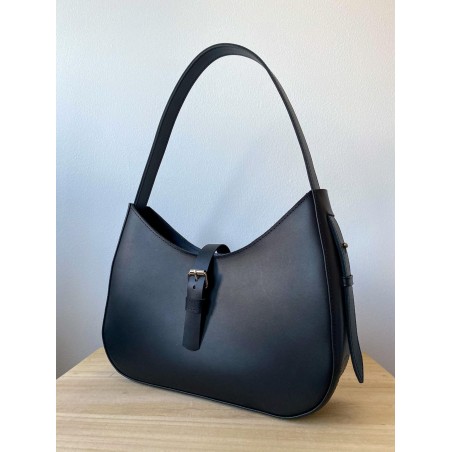 Black casual handbag