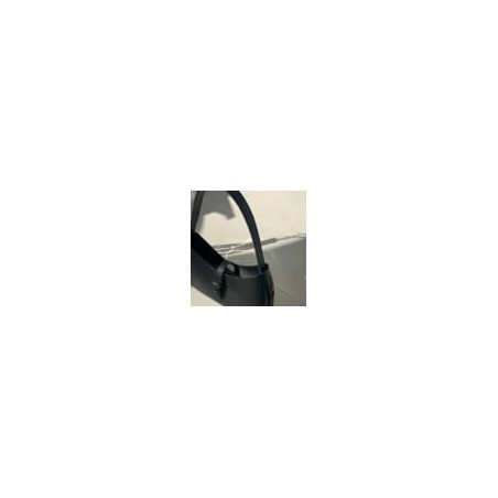 Black casual handbag