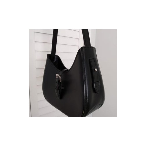 Black casual handbag