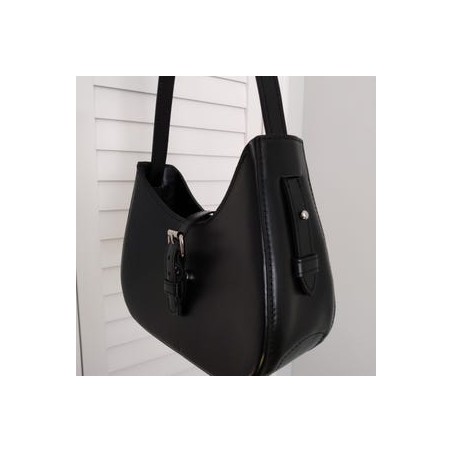 Black casual handbag