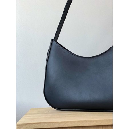 Black casual handbag
